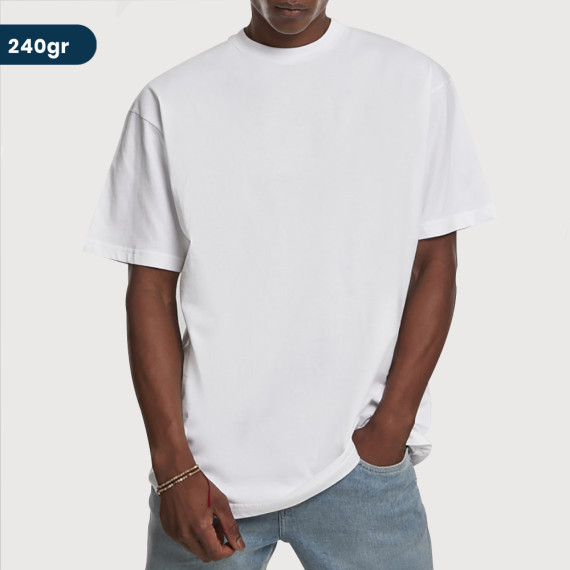 tee shirt oversize blanc personnalisé
