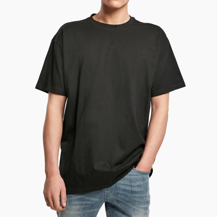 T-shirt Oversize Imprimé Noir