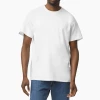 tee shirt homme blanc brodé