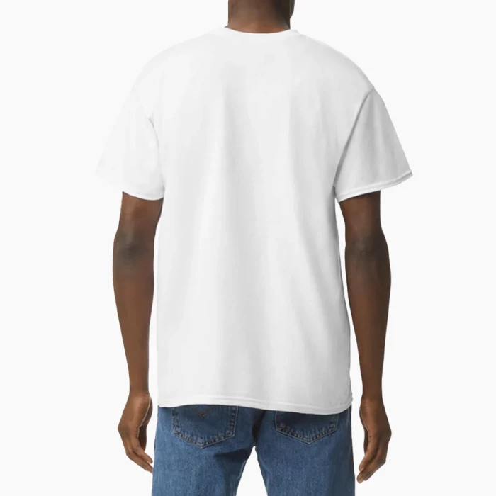 tee shirt homme blanc brodé