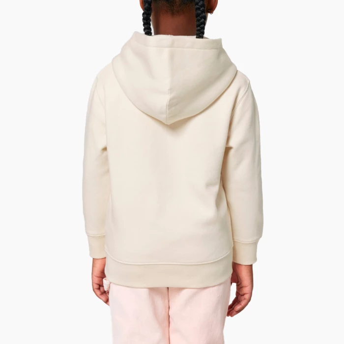 Sweat Capuche Premium Bio Enfant Imprimé Naturel