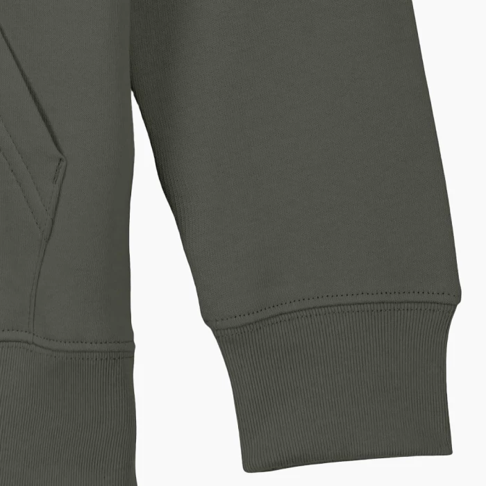 Sweat Capuche Premium Bio Enfant Imprimé Khaki