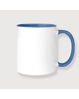 mug bleu personnalisé