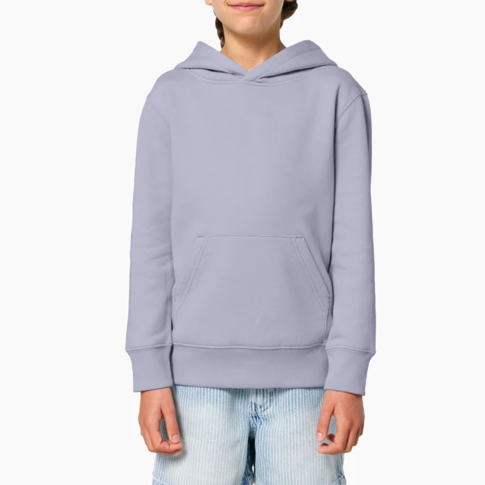 Sweat Capuche Premium Bio Enfant Imprimé Lilac