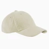 Casquette Velours Côtelée Brodée Stone