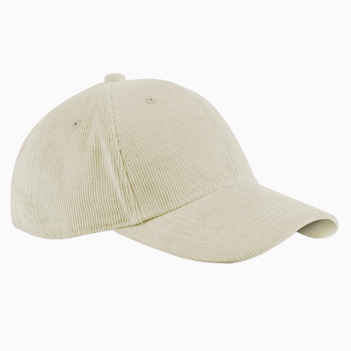 Casquette Velours Côtelée Brodée Stone