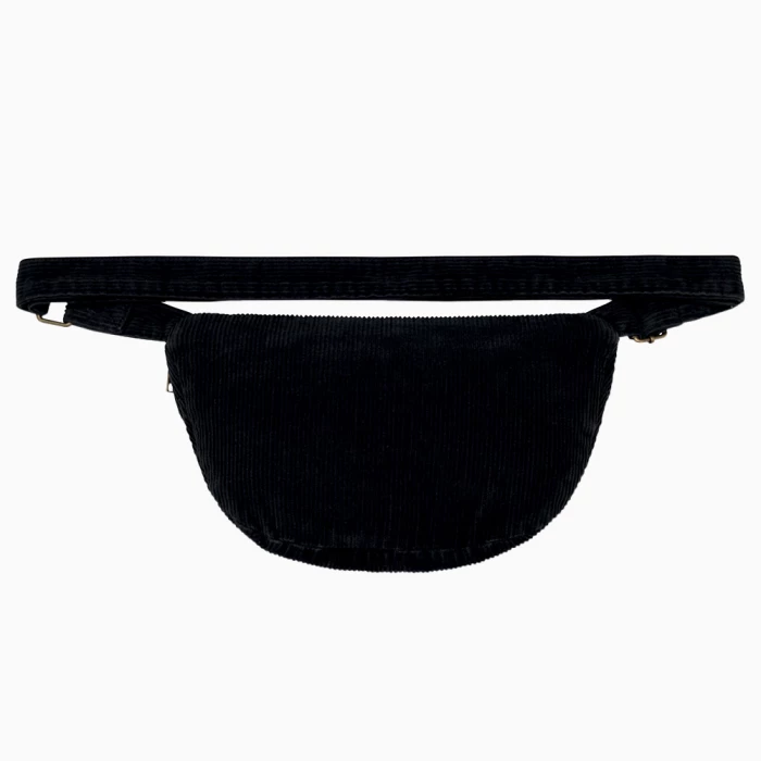 Banane Velours Côtelée Brodée Black dos