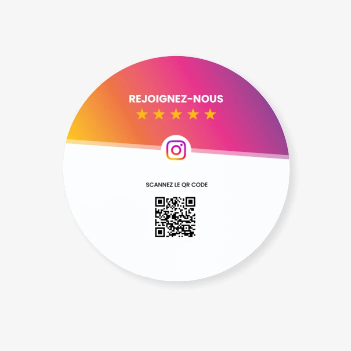 Plaque NFC Instagram  | Atelier du Quai