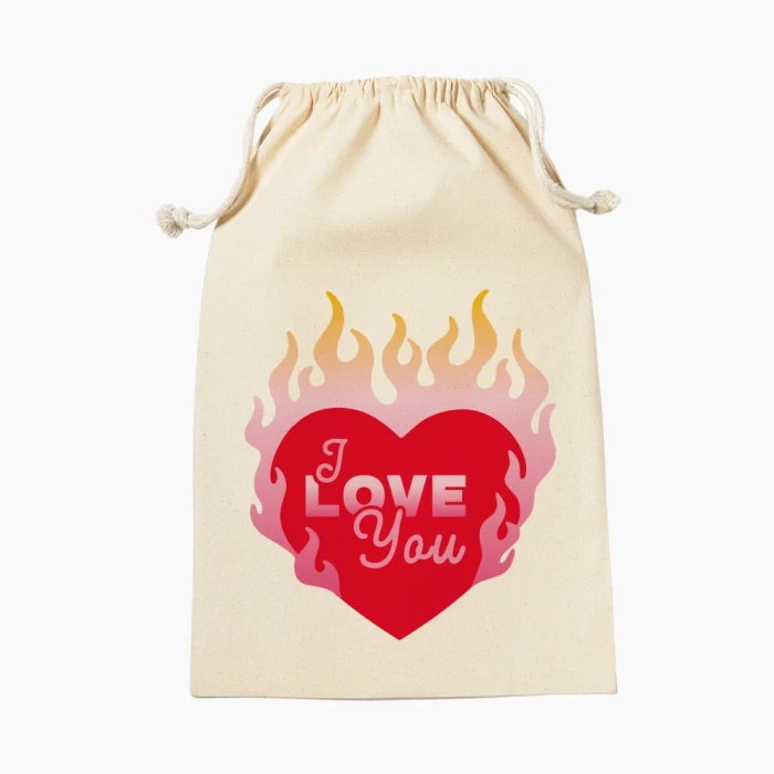 Pochon Emballage Cadeau I Love You