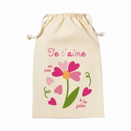 Pochon Emballage Cadeau Je T'aime