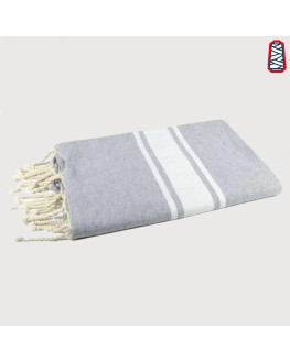 fouta personnalisée grise