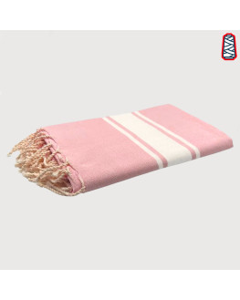 fouta personnalisée rose