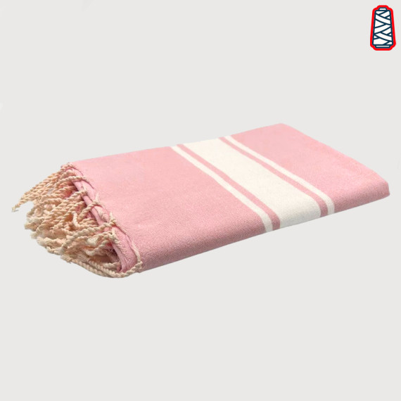 fouta personnalisée rose