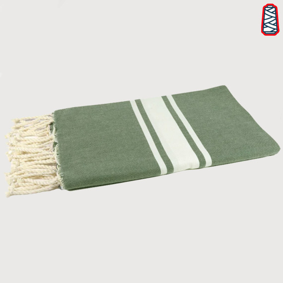 fouta personnalisée vert