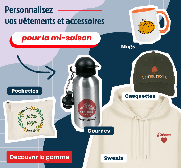 Accessoires personnalisés été